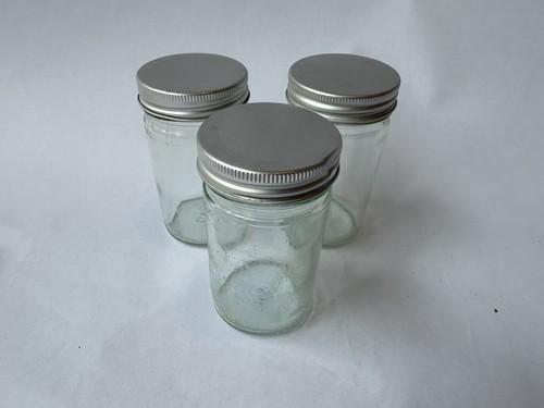 Glass jars screw top lids - glass,