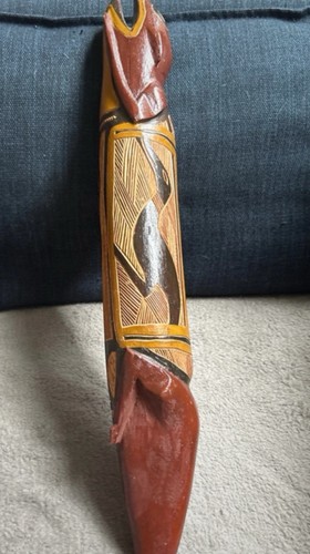 Antique aboriginal carved - aboriginal,