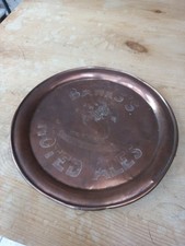 C 1920s BANKS'S BREWERY COPPER DRINKS TRAY.