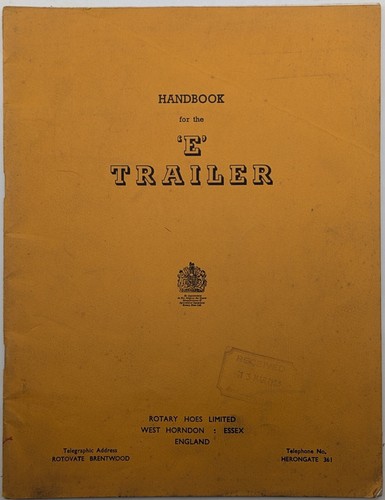 Howard rotary hoes handbook - /,