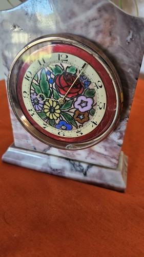 Vintage imhof desk clock - vintage,