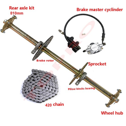810mm atv quad drift trike - quad, go