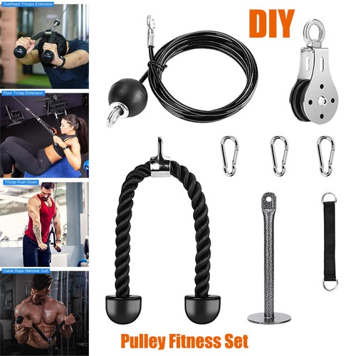Weight cable pulley system - pulley, gym