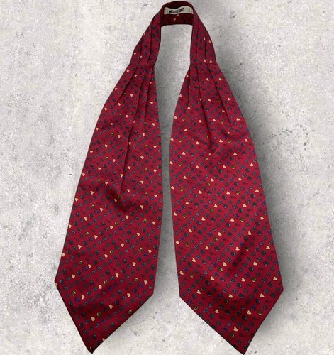 Moschino silk ascot cravat - moschino,