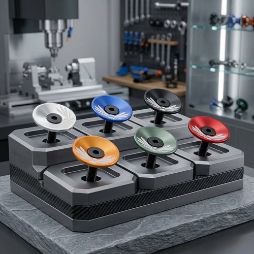 Anodized aluminum headset top - anodized,