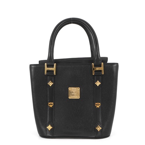 Mcm handbag leather black - leather,