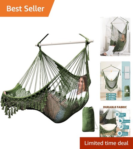 Collapsible cotton hammock - cotton,