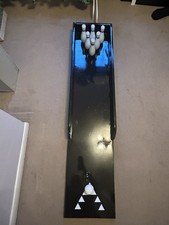 Wooden Bowling Alley With Skittles And Outdoor Domino’s Wedding Games