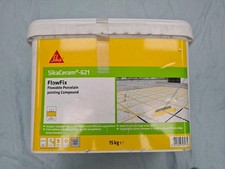 SikaCeram 621 FlowFix Jointing Compound 15kg 30sqm - Light Grey Colour