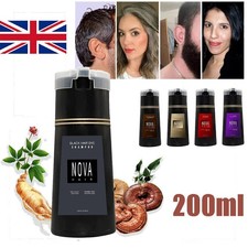 2025 Hair Dye Shampoo, Nova Hair Instant Dye Shampoo Hair Color Shampoo for Hair