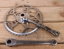 BSA Nicklin 165mm Cottered Crankset 46t Chainset Vintage Retro Road Track Bike