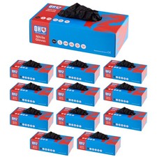 100 Black Disposable Large