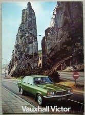 VAUXHALL VICTOR 1800 de LUXE & 2300 SL Car Sales Brochure 1972 #V2119/8/72