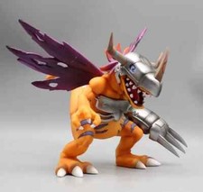 Digimon Figure Metal Greymon Office Action Figure Toy Desk Decoration Statue