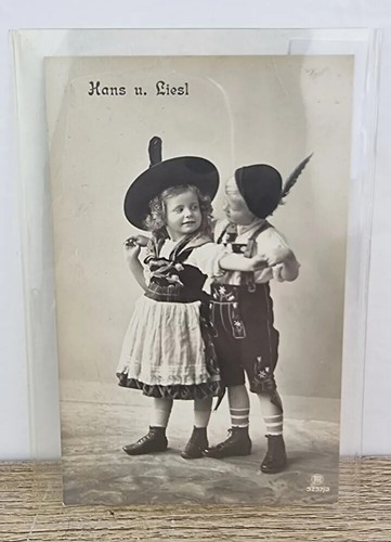 Antique german postcard hans - german,