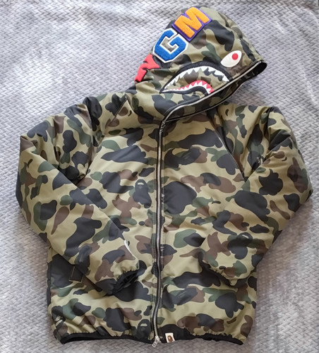 Bape 1st camo shark - full, zip