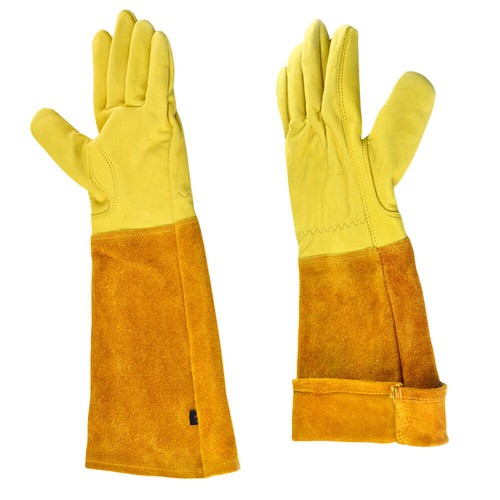 Cowhide leather gloves - cowhide, heavy