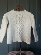 Joules Girls Lambswool Blend Sweater Size 9-10 Years Old Excellent Condition