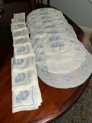 Set monogrammed french - 8,