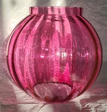 Antique Hand Blown Cranberry