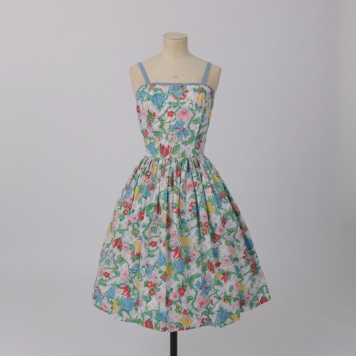 Vintage 1950s original floral