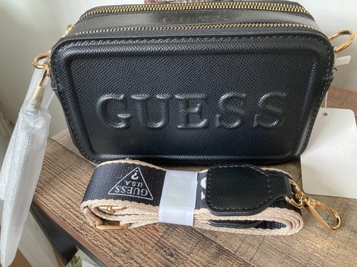 Bnwt guess black leather box - bnwt,