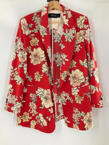 Zara red floral - , open