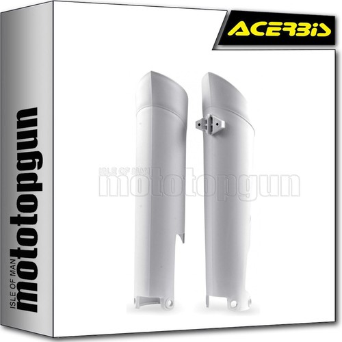 Acerbis fork cover white - cover,
