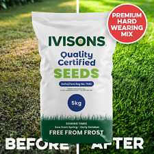 Grass Seed Quality Lawn Seed Hard Wearing Play Areas Front & Back Ivisons
