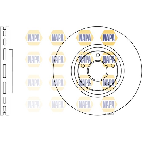 Brake discs vented for - 2x,