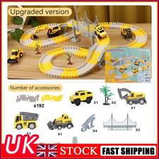 Auto-Car Electric Rail Car Racing Track Set Kids Toy Race Game Railway - 222 PCS