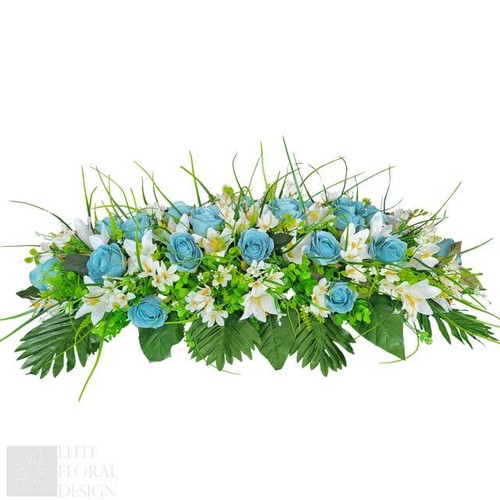 Funeral flowers casket coffin - casket,