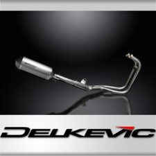 Kawasaki ER5 1996-2007 Complete Exhaust 2-1 260mm X-Oval Titanium Silencer Can