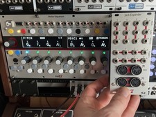 Five12 Vector Eurorack Sequencer Module Silver with Expander Included