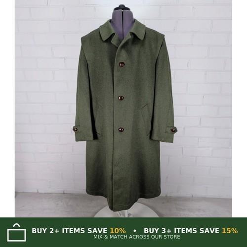 Steinbock loden overcoat green - steinbock,