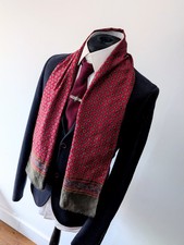 Men's Vintage Geometric Scarf