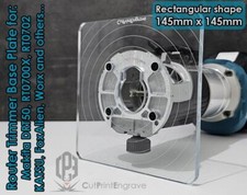 Rectangular Router Base Plate