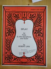 SPLAY for flute Eb alto saxophone & guitar by Robert Linn