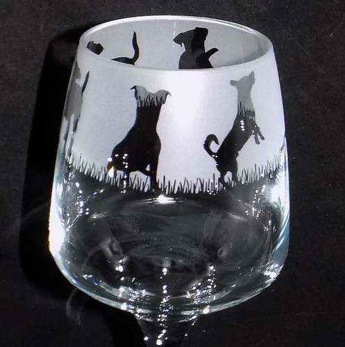 New jack russell hand etched - 'jack, russell'
