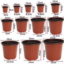 Plastic Plant Flower Pots