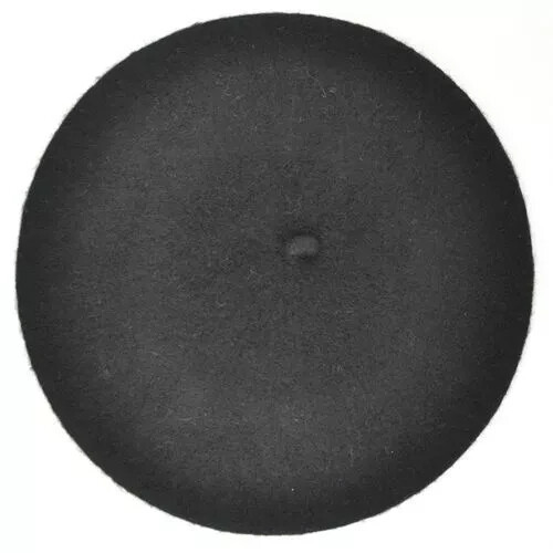 Plain beret hat wool autumn - beret,