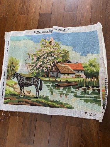Vintage tapestry canvas only - vintage,