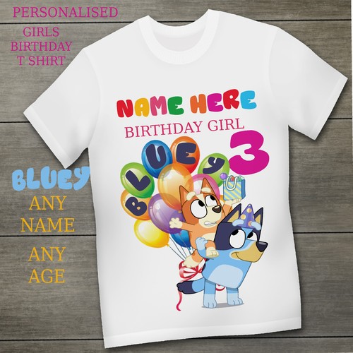 Bluey personalised kids - personalised,