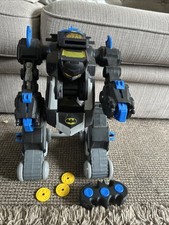 Imaginext DC Super Friends Remote Control Transforming Batbot Batman Lights