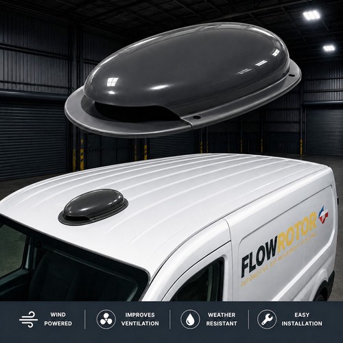 Low profile black roof air - profile,