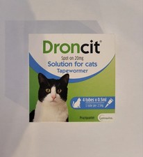 Droncit Spot On Tape Wormer for Cats (4 Pack) AVM-GSL