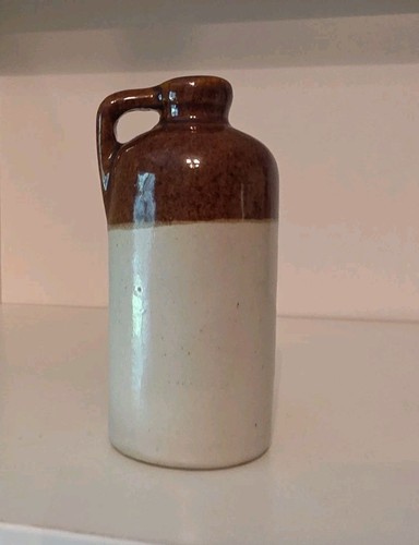 Mini stoneware whiskey jug - whiskey,