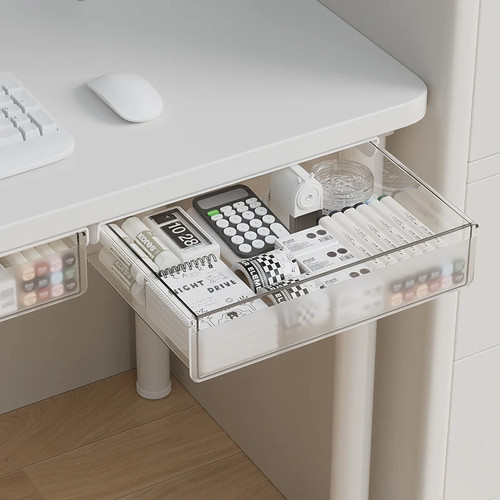 Hidden under desk - hidden,