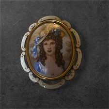 RARE TLM antique brooch