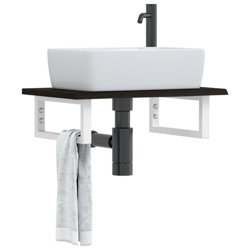 Basin shelf solid oak - basin, top
